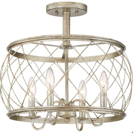 Quoizel Dury Semi-Flush Mount RDY1717CS